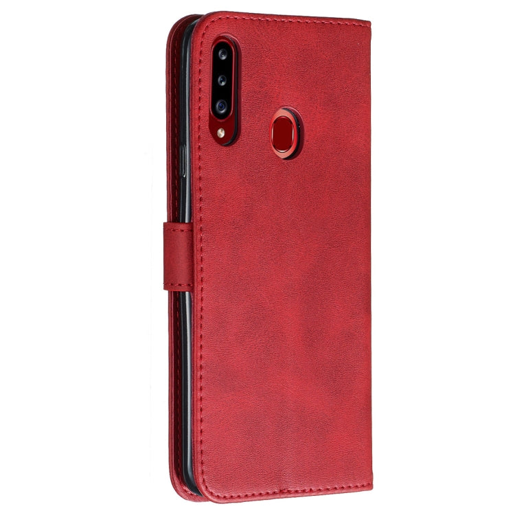 For Galaxy A20s Fashion Calf Texture Zipper Horizontal Flip PU Leather Case, with Holder & Card Slots & Wallet