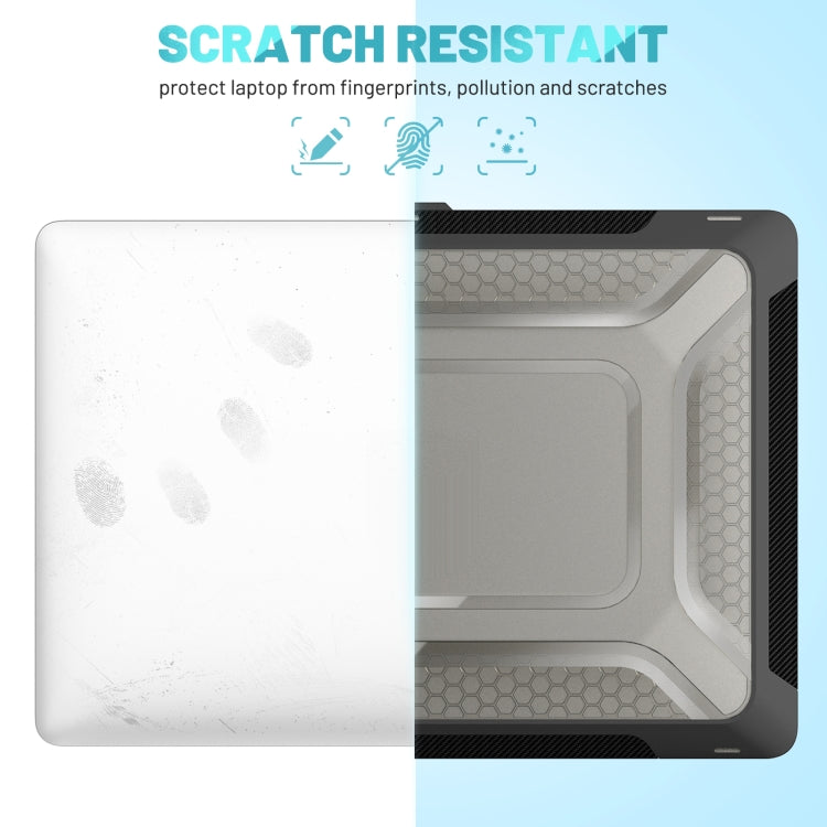 PC + TPU Honeycomb Laptop Protective Case For MacBook Pro 16 inch A2141