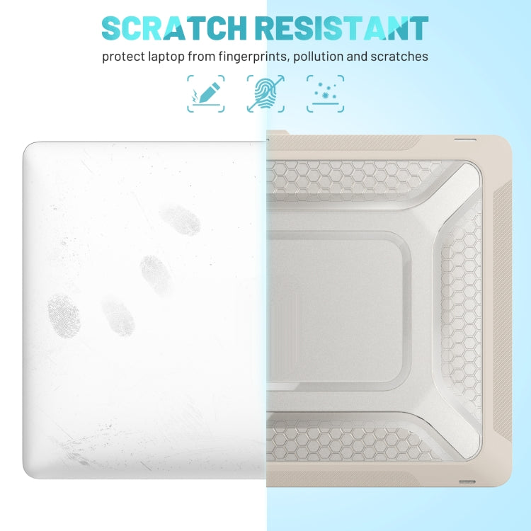 PC + TPU Honeycomb Laptop Protective Case For MacBook Pro 16 inch A2141