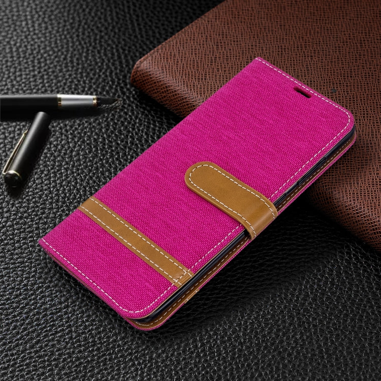 For Galaxy S20 Color Matching Denim Texture Horizontal Flip PU Leather Case with Holder & Card Slots & Wallet & Lanyard