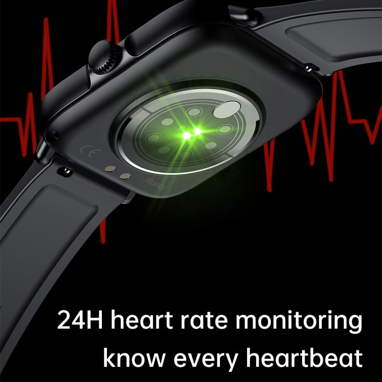 T46S 1.70 inch HD Screen Smart Watch, Support Bluetooth Call & Temperature Monitoring
