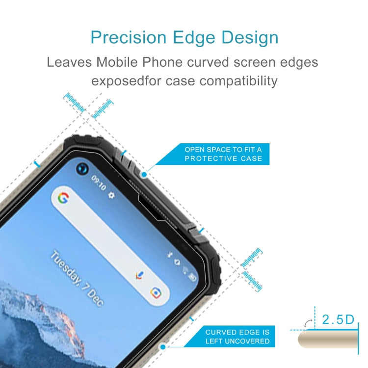 10 PCS 0.26mm 9H 2.5D Tempered Glass Film For Oukitel WP16