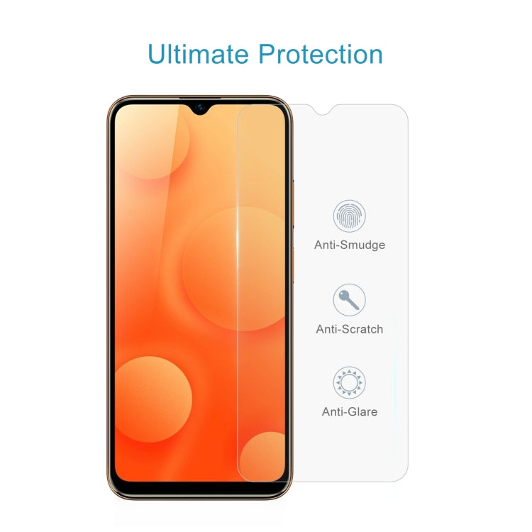 10 PCS 0.26mm 9H 2.5D Tempered Glass Film For Blackview A95