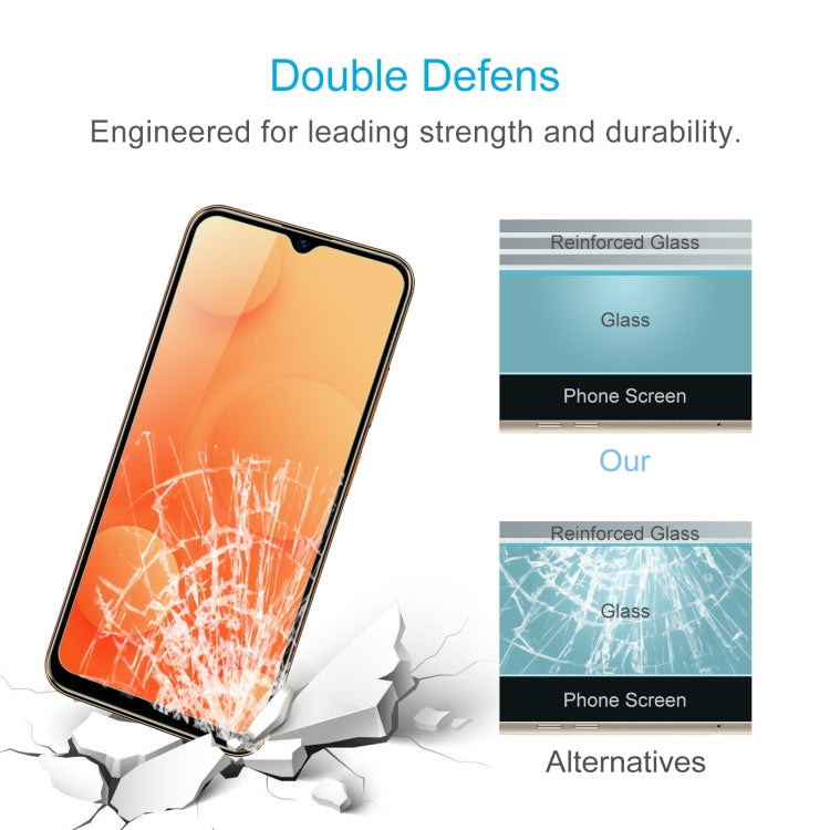 10 PCS 0.26mm 9H 2.5D Tempered Glass Film For Blackview A95