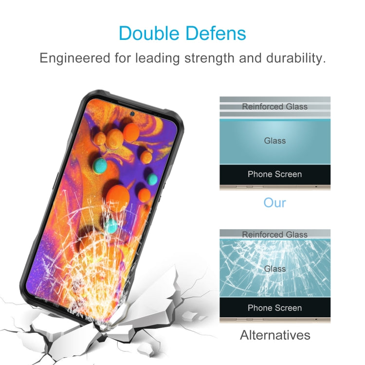 10 PCS 0.26mm 9H 2.5D Tempered Glass Film For Doogee V20 5G
