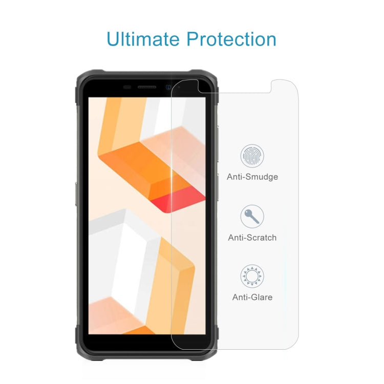 50 PCS 0.26mm 9H 2.5D Tempered Glass Film For Ulefone Armor X10