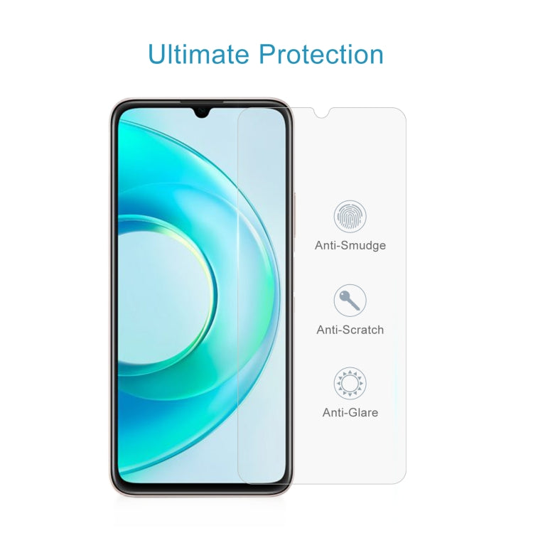 50 PCS 0.26mm 9H 2.5D Tempered Glass Film For Wiko T3