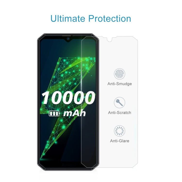 50 PCS 0.26mm 9H 2.5D Tempered Glass Film For Oukitel K15 Pro