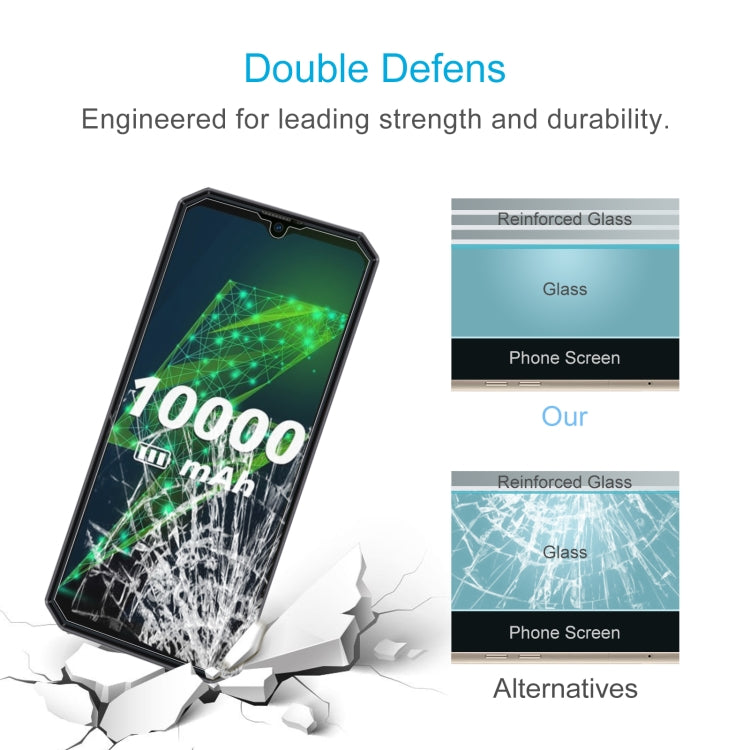 50 PCS 0.26mm 9H 2.5D Tempered Glass Film For Oukitel K15 Pro