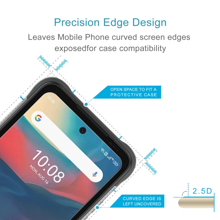 50 PCS 0.26mm 9H 2.5D Tempered Glass Film For Umidigi BISON GT2 Pro 5G