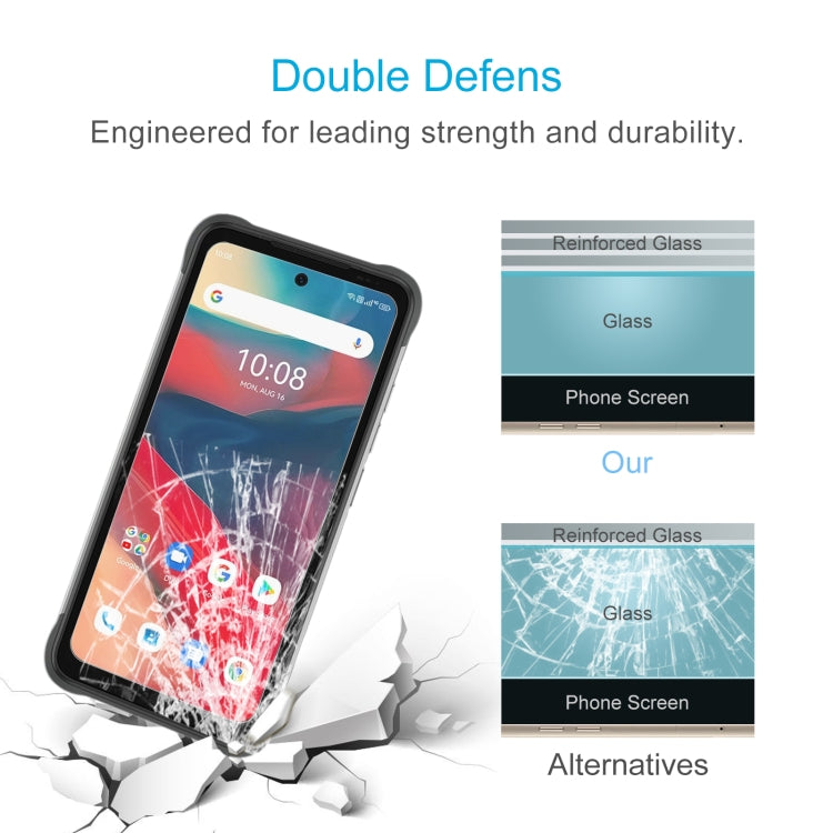 50 PCS 0.26mm 9H 2.5D Tempered Glass Film For Umidigi BISON GT2 Pro 5G