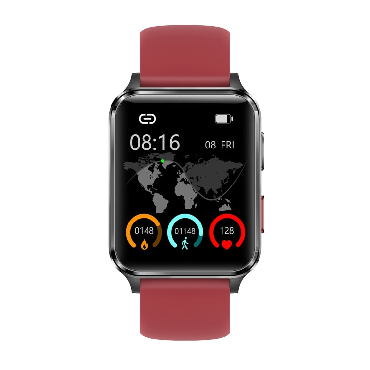 S6 1.70 inch TFT Screen Smart Watch with TPU Strap Support Air Pump Blood Pressure Monitoring(Red)