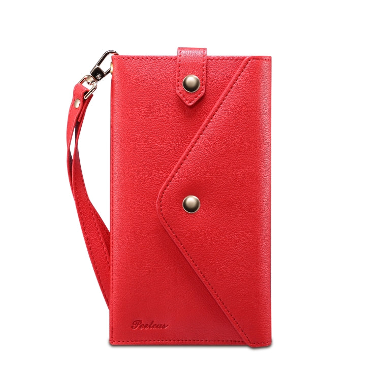 For 6.5 inch and Below Multifunctional Phone Retro Frosted Horizontal Flip Leather Case with Card Slot & Holder &  Wallet & Photo Frame & Lanyard