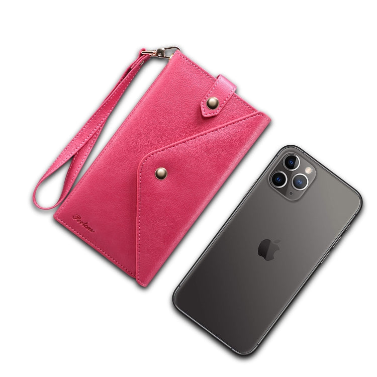For 6.5 inch and Below Multifunctional Phone Retro Frosted Horizontal Flip Leather Case with Card Slot & Holder &  Wallet & Photo Frame & Lanyard