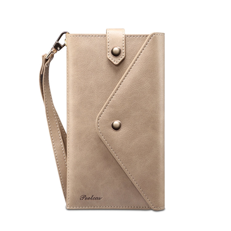 For 6.5 inch and Below Multifunctional Phone Retro Frosted Horizontal Flip Leather Case with Card Slot & Holder &  Wallet & Photo Frame & Lanyard
