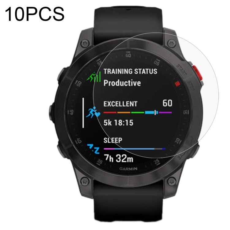 10 PCS 0.26mm 2.5D 9H Tempered Glass Film Screen Protector For Garmin Epix