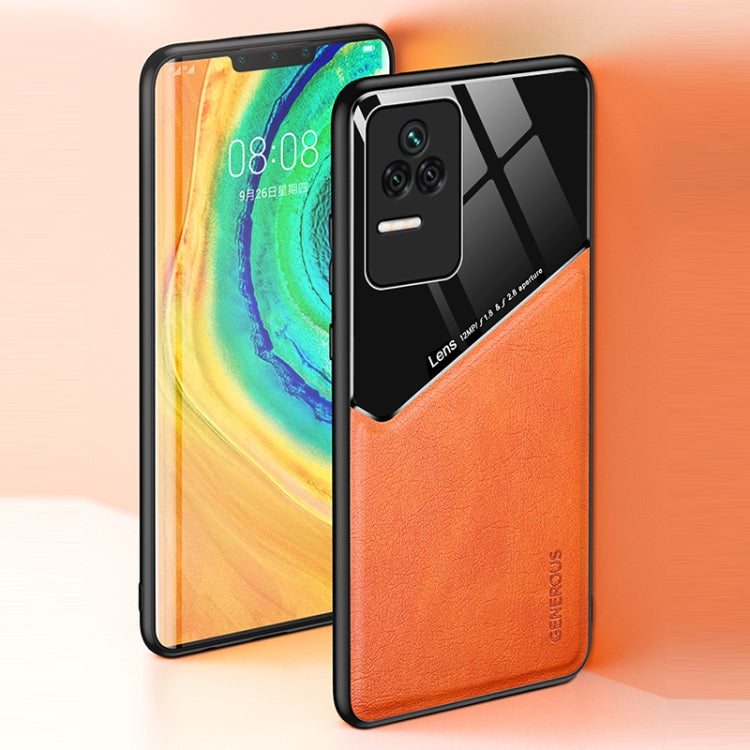For Xiaomi Redmi K50 Pro All-inclusive Leather + Organic Glass Phone Case
