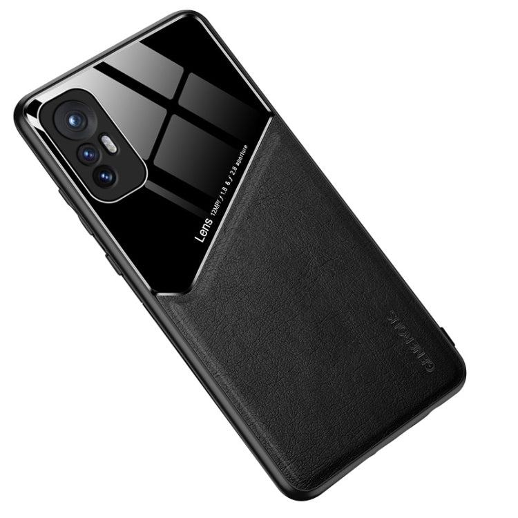For Xiaomi 12 All-inclusive Leather + Organic Glass Phone Case