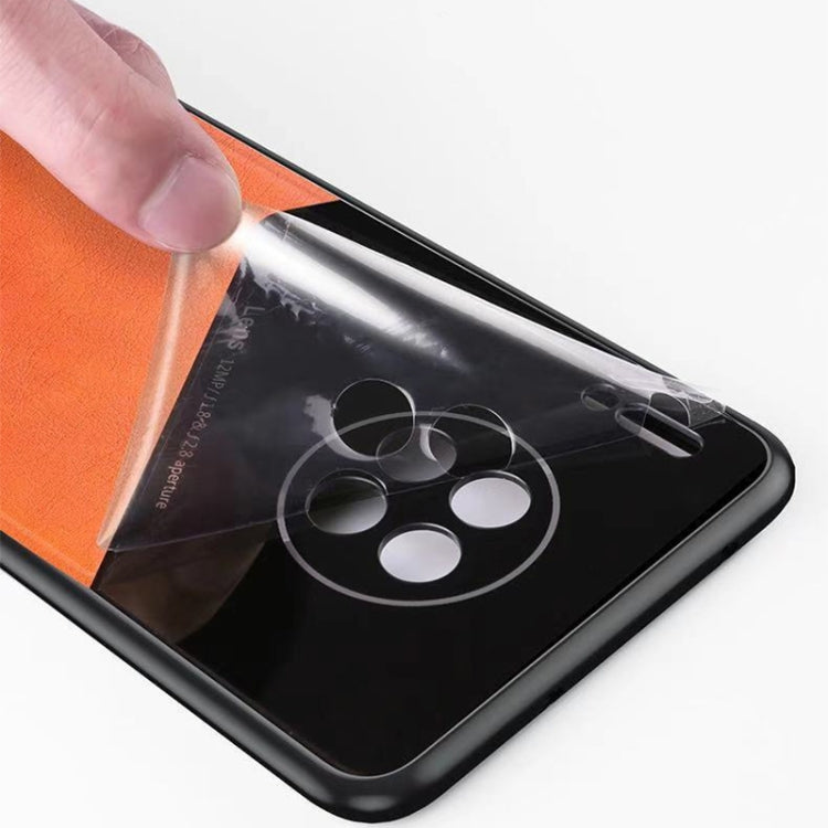 For Xiaomi 12 All-inclusive Leather + Organic Glass Phone Case