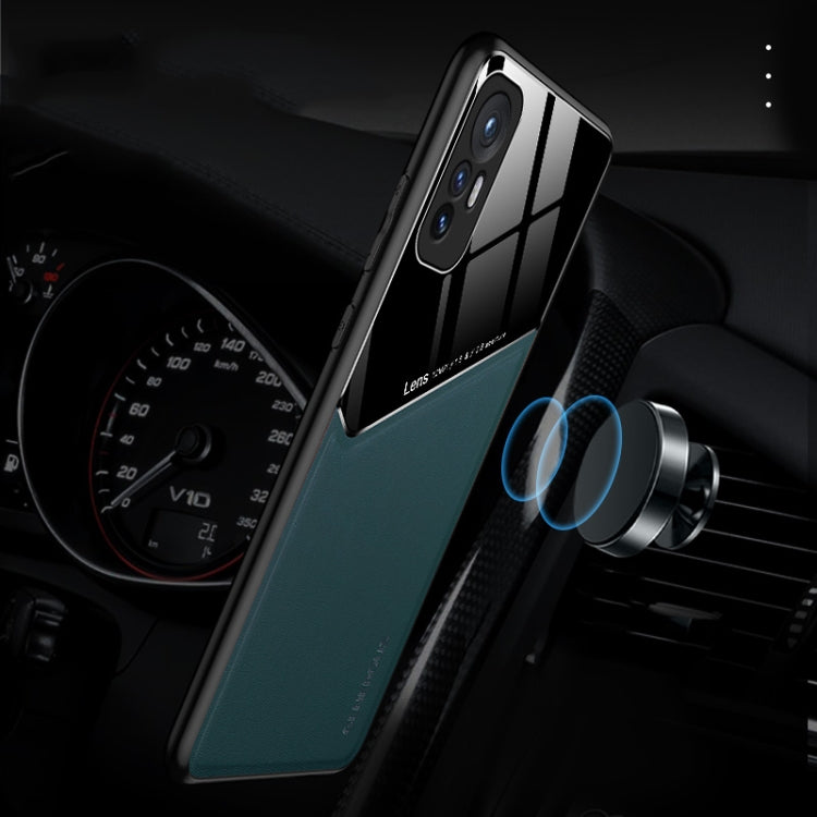 For Xiaomi 12 All-inclusive Leather + Organic Glass Phone Case