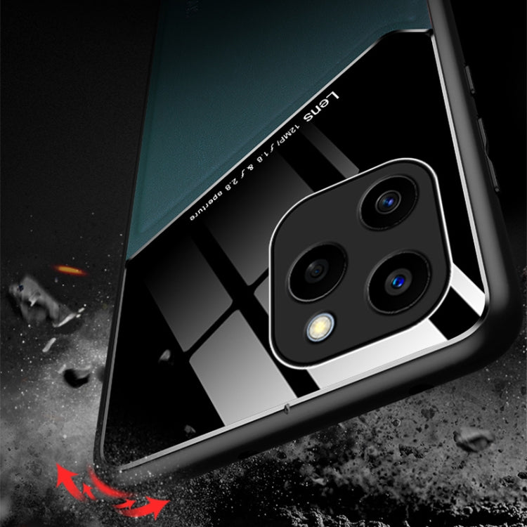 For Honor 60 SE All-inclusive Leather + Organic Glass Phone Case