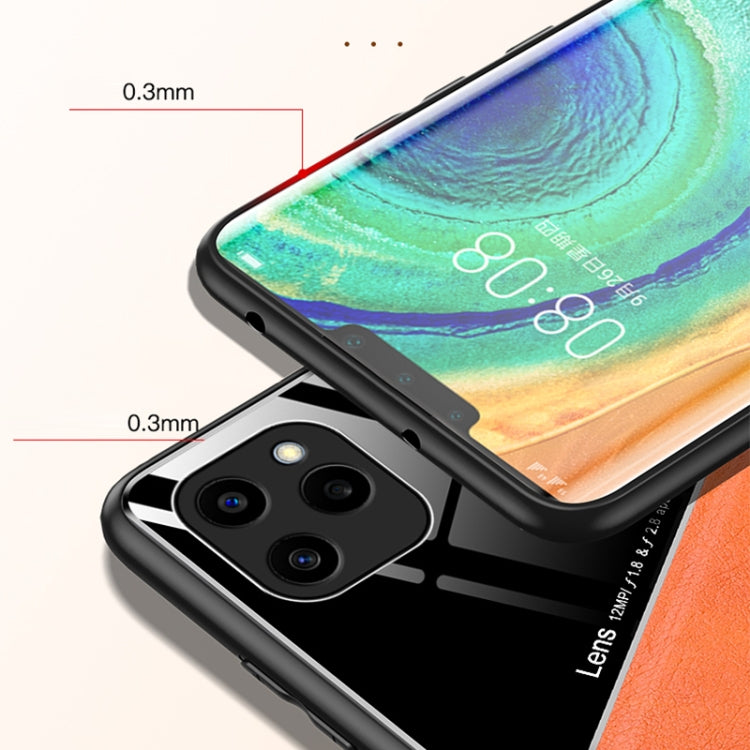 For Honor 60 SE All-inclusive Leather + Organic Glass Phone Case