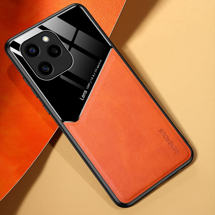 For Honor 60 SE All-inclusive Leather + Organic Glass Phone Case