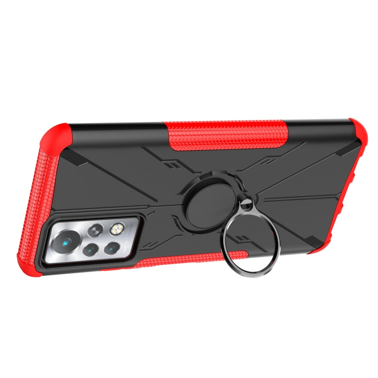 For Infinix Note 11 Pro Armor Bear Shockproof PC + TPU Phone Case with Ring Holder