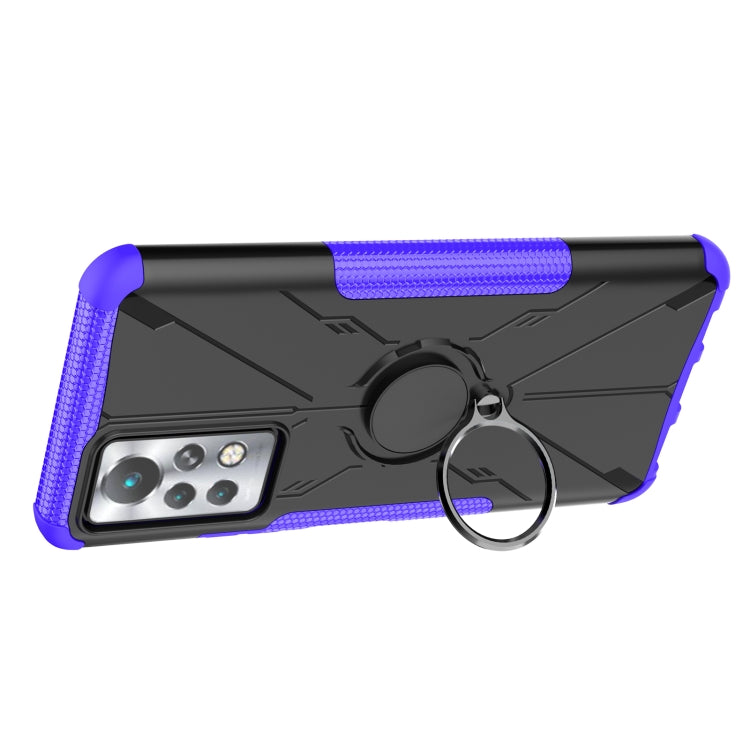 For Infinix Note 11 Pro Armor Bear Shockproof PC + TPU Phone Case with Ring Holder