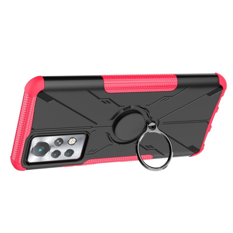 For Infinix Note 11 Pro Armor Bear Shockproof PC + TPU Phone Case with Ring Holder