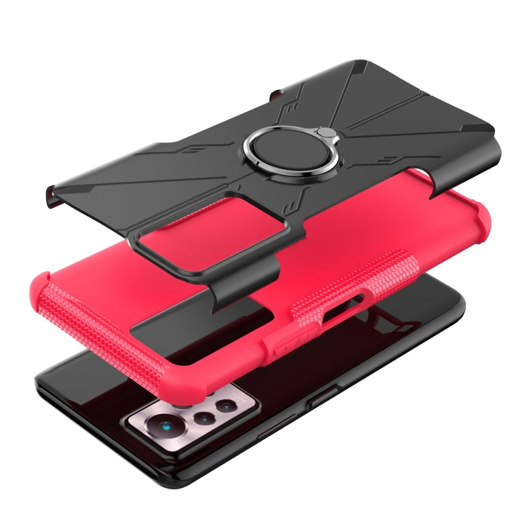 For Infinix Note 11 Pro Armor Bear Shockproof PC + TPU Phone Case with Ring Holder