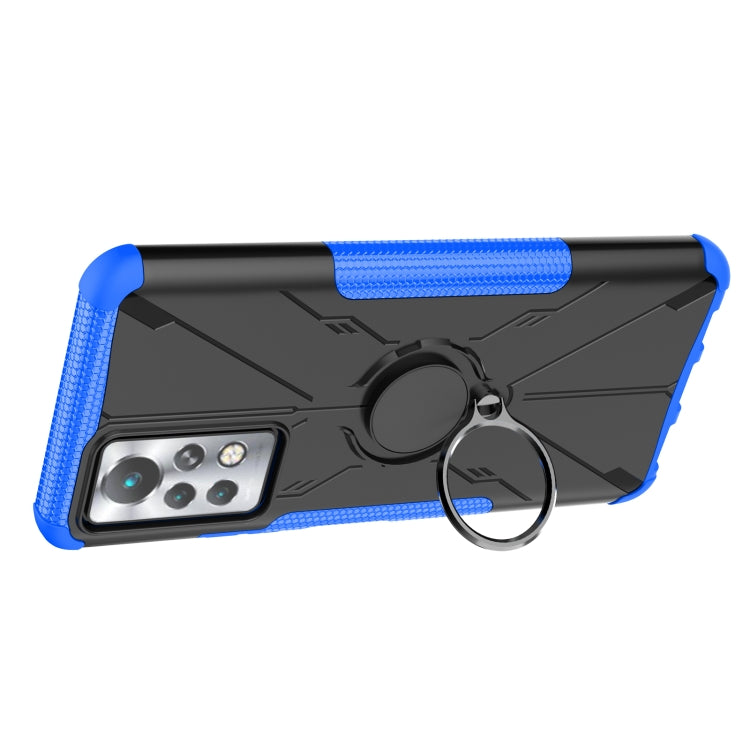 For Infinix Note 11 Pro Armor Bear Shockproof PC + TPU Phone Case with Ring Holder