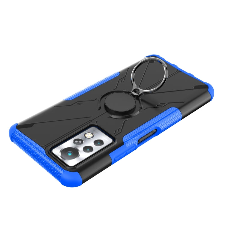 For Infinix Note 11 Pro Armor Bear Shockproof PC + TPU Phone Case with Ring Holder