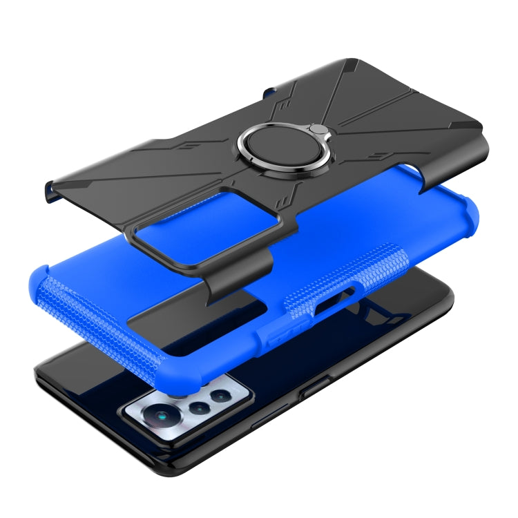 For Infinix Note 11 Pro Armor Bear Shockproof PC + TPU Phone Case with Ring Holder