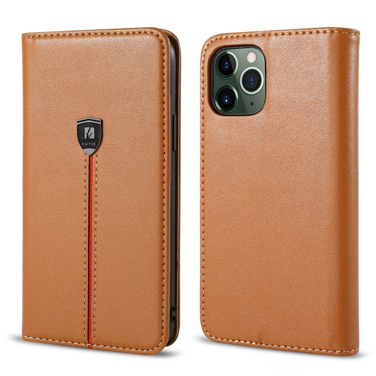 For iPhone 11 Pro Microfiber Horizontal Flip Leather Case with Holder & Card Slots & Wallet
