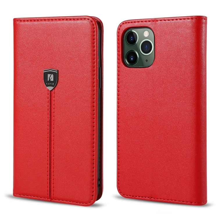For iPhone 11 Pro Max Microfiber Horizontal Flip Leather Case with Holder & Card Slots & Wallet
