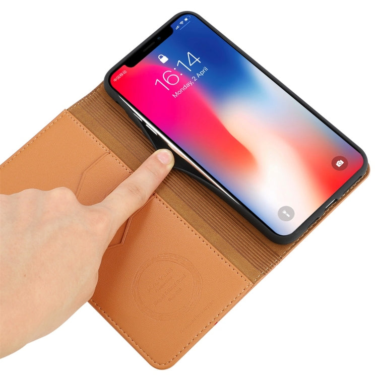 For iPhone X / XS Microfiber Horizontal Flip Leather Case with Holder & Card Slots & Wallet