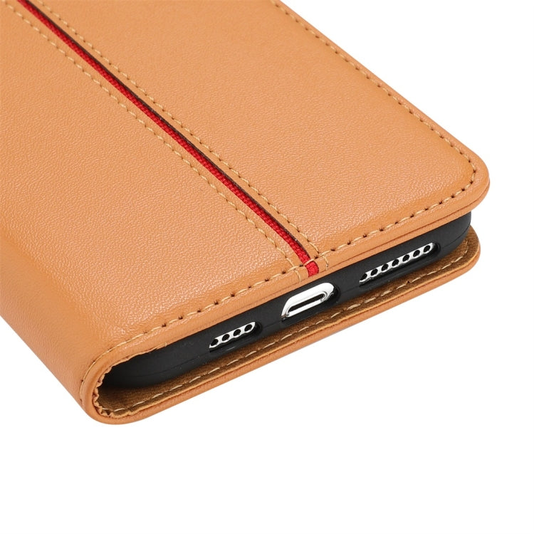 For iPhone X / XS Microfiber Horizontal Flip Leather Case with Holder & Card Slots & Wallet