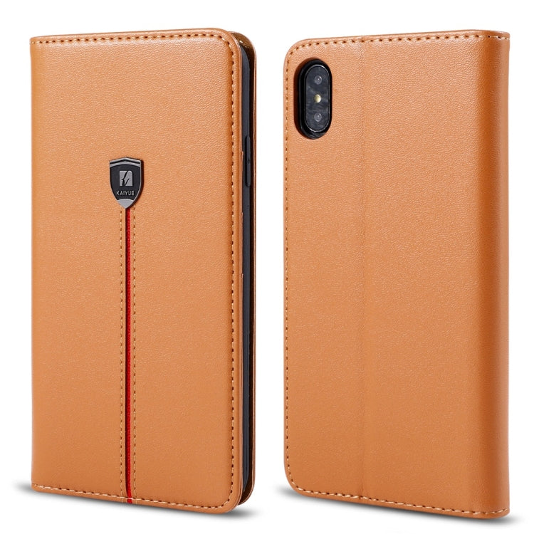 For iPhone XS Max Microfiber Horizontal Flip Leather Case with Holder & Card Slots & Wallet