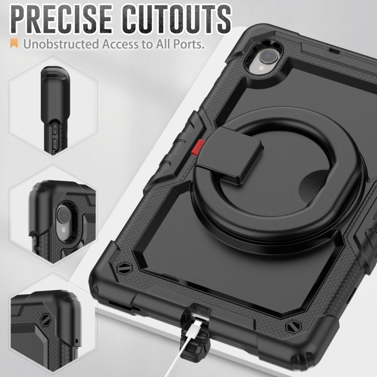 For Lenovo M10 Plus X606F Silicone + PC Holder Tablet Case