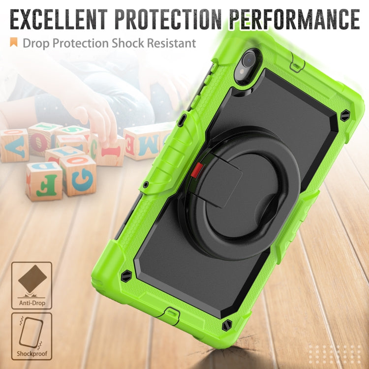 For Lenovo M10 Plus X606F Silicone + PC Holder Tablet Case
