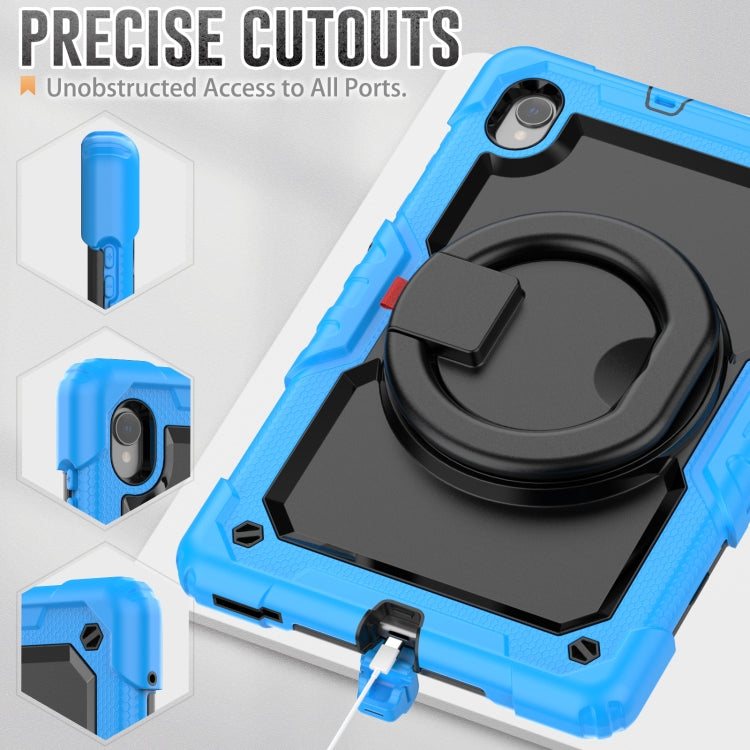 For Lenovo M10 Plus X606F Silicone + PC Holder Tablet Case