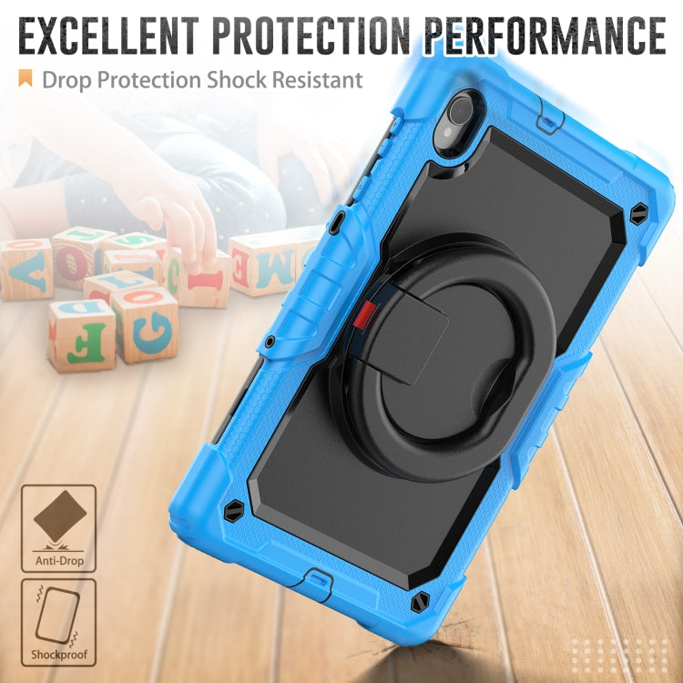 For Lenovo M10 Plus X606F Silicone + PC Holder Tablet Case