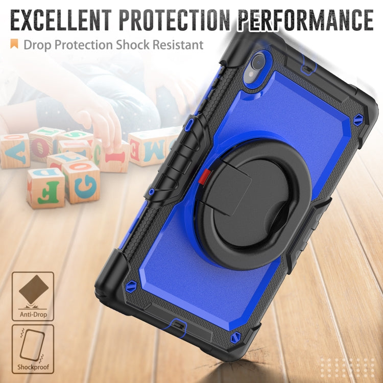 For Lenovo M10 Plus X606F Silicone + PC Holder Tablet Case