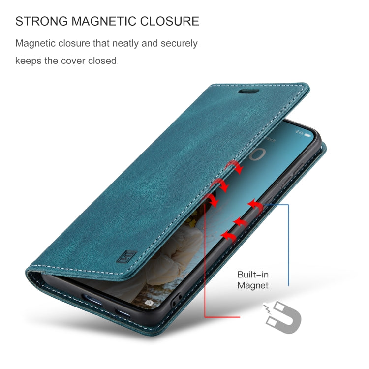 For Huawei P50 AutSpace A01 Skin-feel Crazy Horse Leather Phone Case