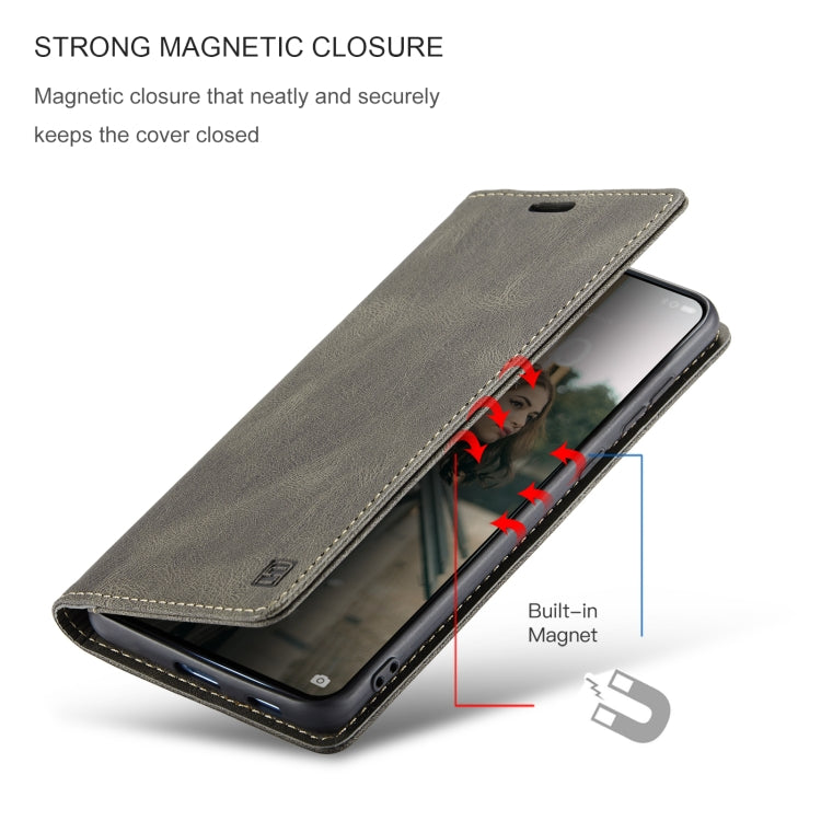 For Huawei P50 AutSpace A01 Skin-feel Crazy Horse Leather Phone Case