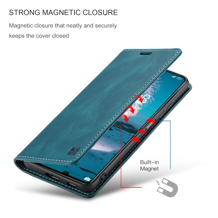 For Xiaomi Mi 11T /11T Pro AutSpace A01 Skin-feel Crazy Horse Leather Phone Case