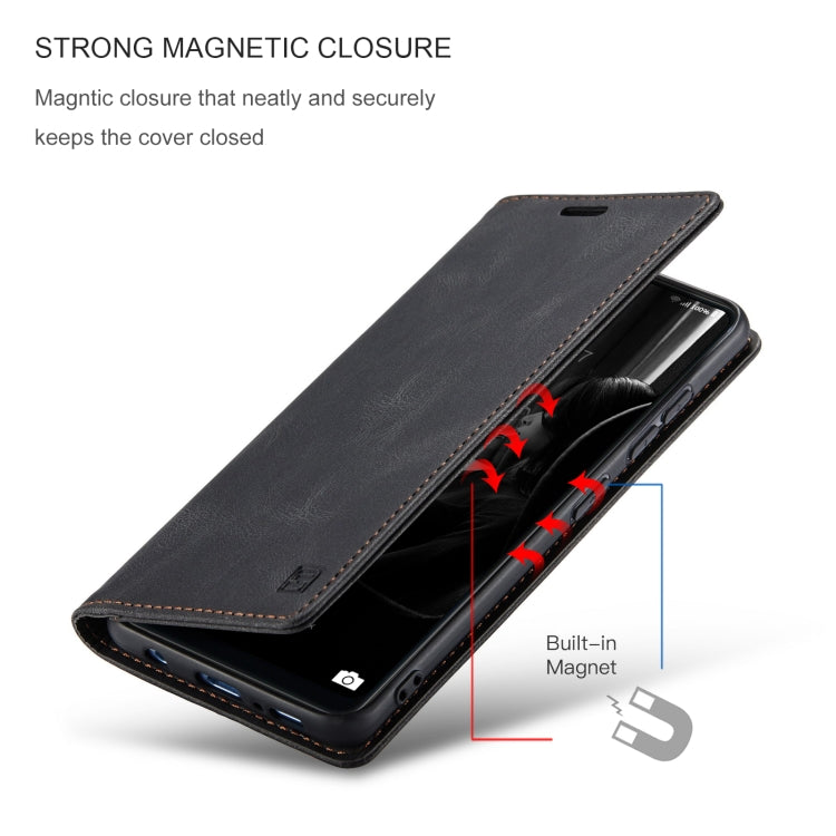 For Samsung Galaxy A31 AutSpace A01 Retro Skin-feel Crazy Horse RFID Leather Phone Case