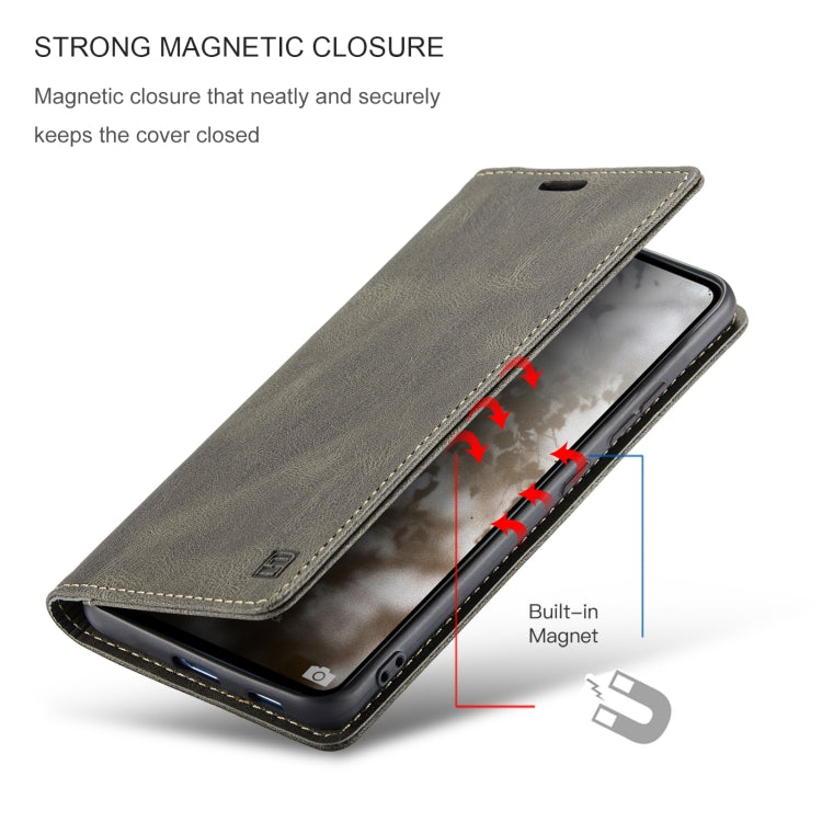 For Samsung Galaxy A53 AutSpace A01 Retro Skin-feel Crazy Horse RFID Leather Phone Case