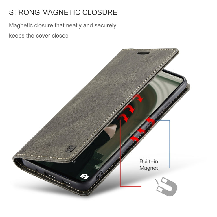 For Samsung Galaxy A73 AutSpace A01 Retro Skin-feel Crazy Horse RFID Leather Phone Case